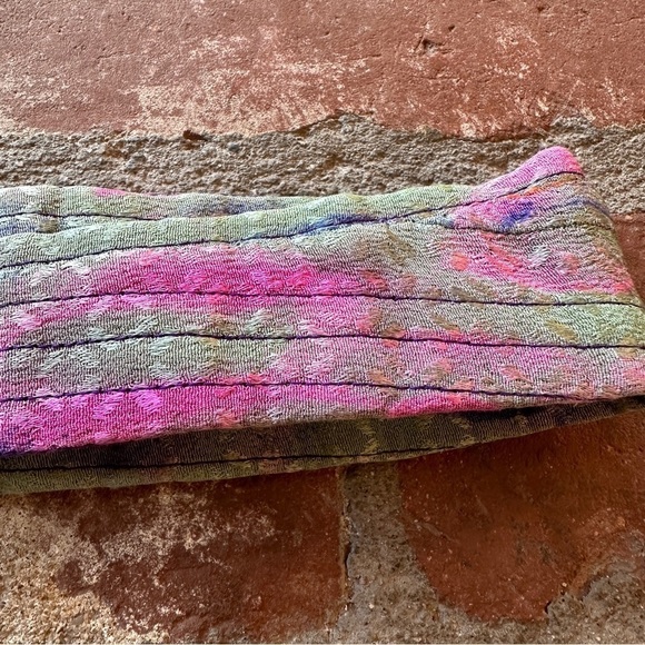 Vintage hot pink, purple, orange and army green belt - Picture 9 of 15